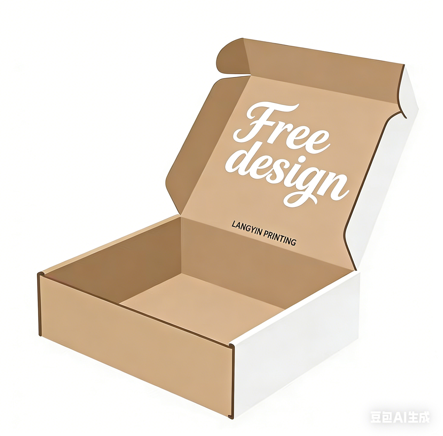 Free Design Custom Logo Corrugated Packaging Shipping Paper Boxs