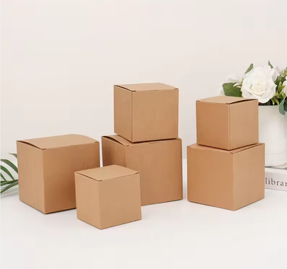 Personalized Gift Boxes with Recycled Materials-Customizable Paper Boxes for Candles & Gifts